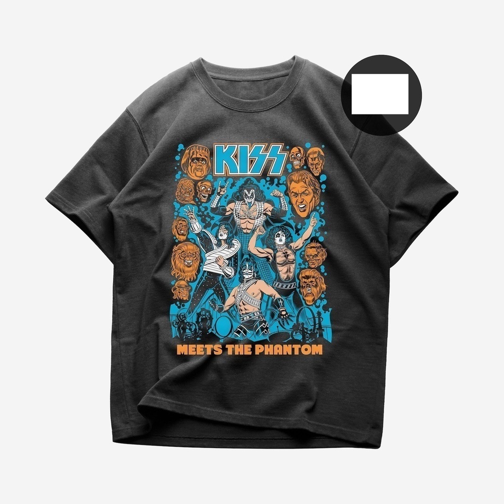 KISS T-Shirt - Rock Music Shirt - Meets The Phantom